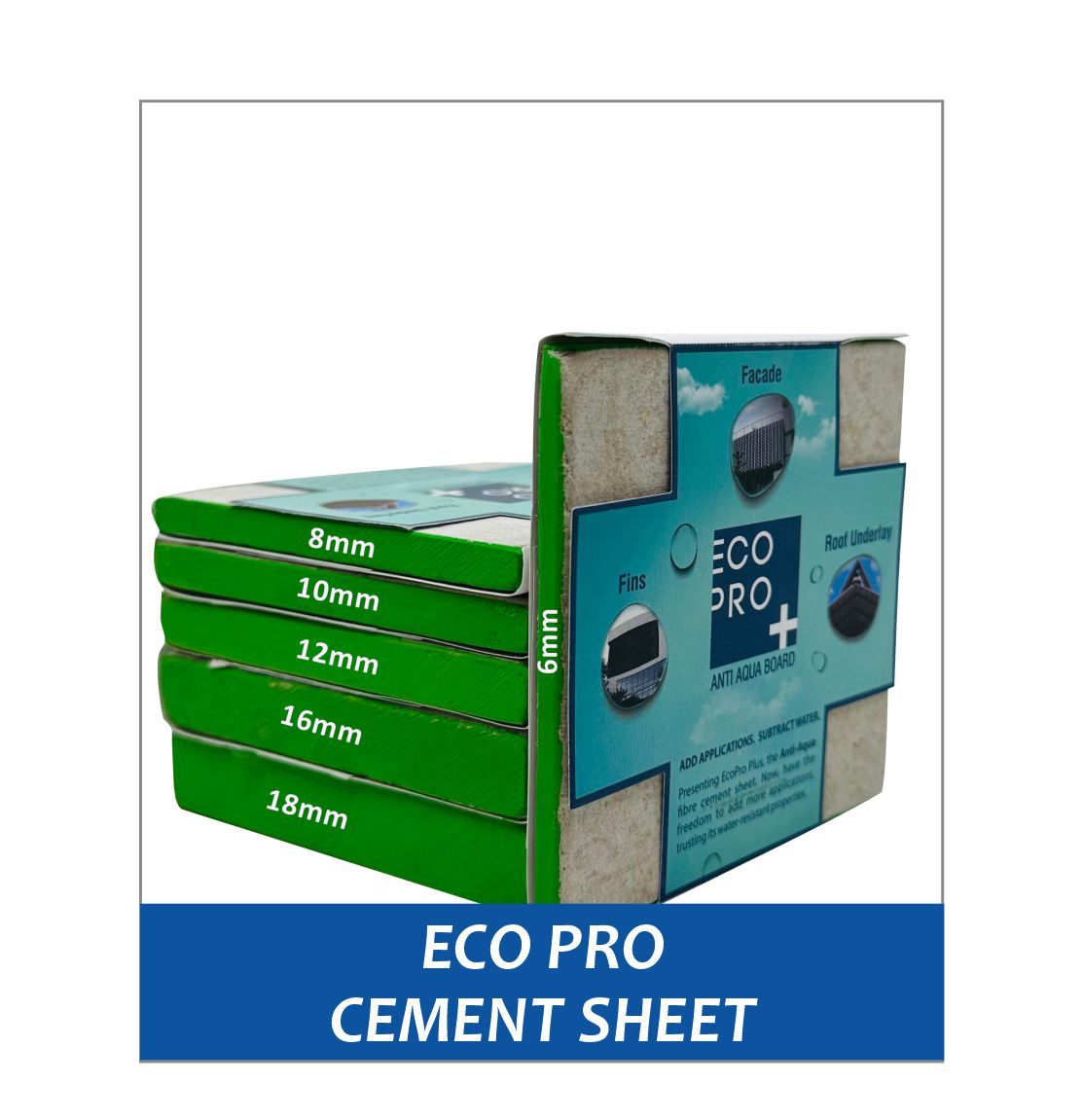 ECO PRO WATER REPELLENT CEMENT SHEET